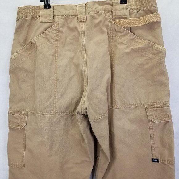 5.11 Tactical Series Pants Men's 38x32 Cotton Canvas Cargo Pockets Military - Picture 12 of 16